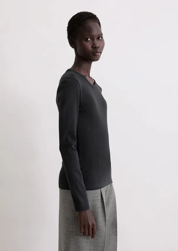 Лонгслив из органического хлопка