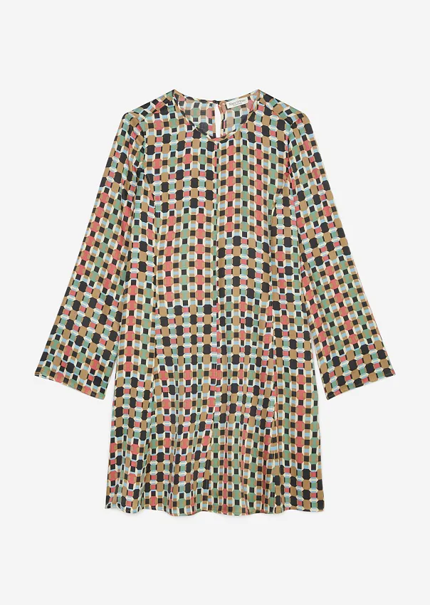 Мини-платье расклешенное из вискозы Marc o'Polo - фото 6