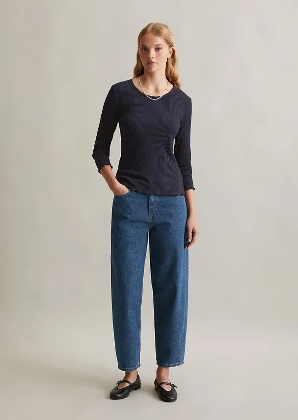 Лонгслив из органического хлопка и модала Marc o'Polo - фото 3