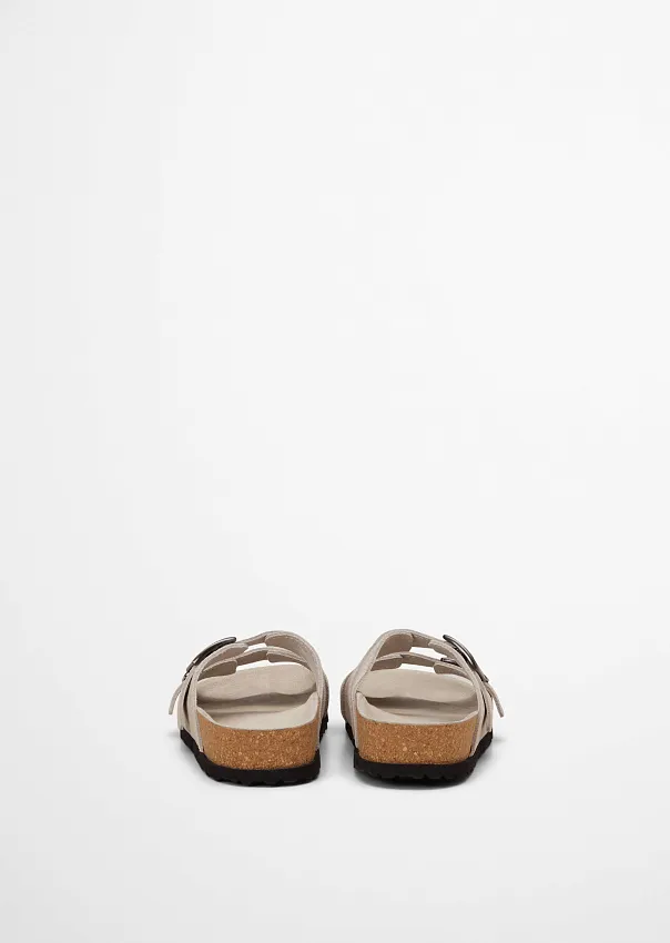 Шлепанцы из натуральной замши