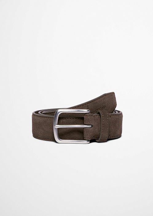 Ремень из натуральной замши