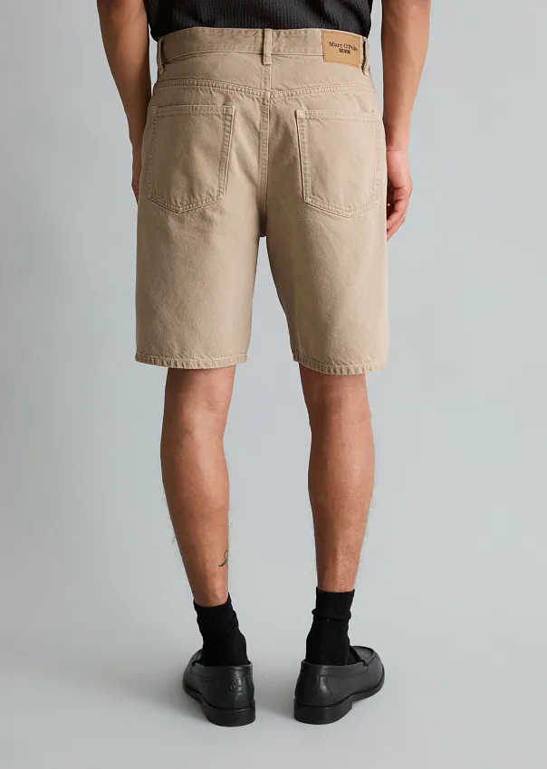 Шорты из хлопкового денима