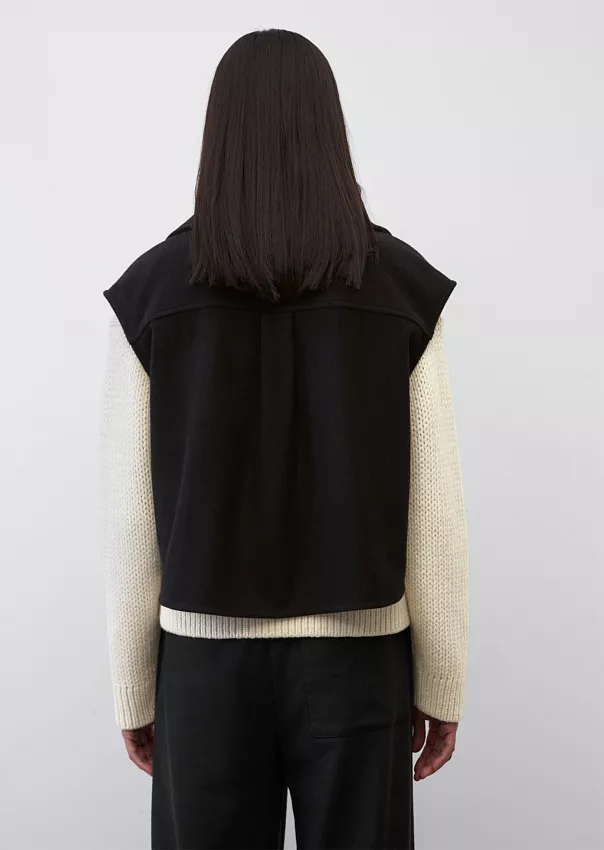 Жилет из итальянской смесовой шерсти на молнии Marc o'Polo - фото 2