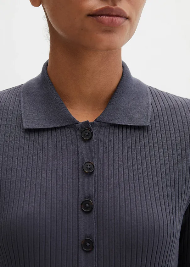 Поло из смеси хлопка и модала