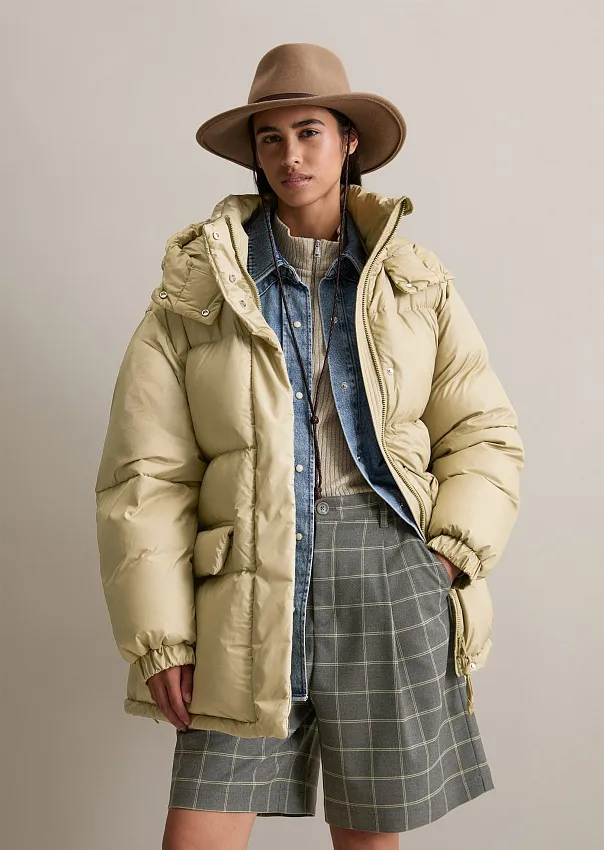 Пуховик со съемным капюшоном Marc o'Polo - фото 1