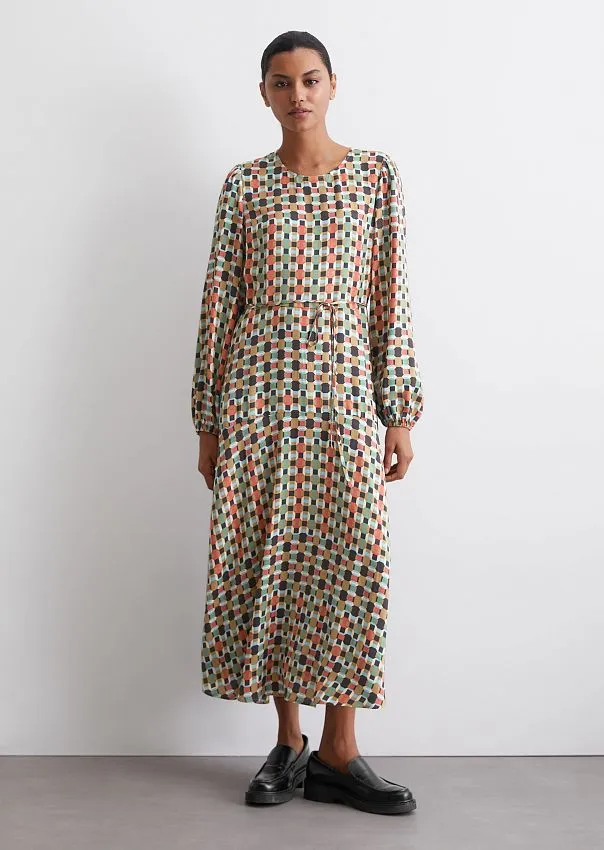 Платье из сатиновой вискозы Marc o'Polo - фото 1