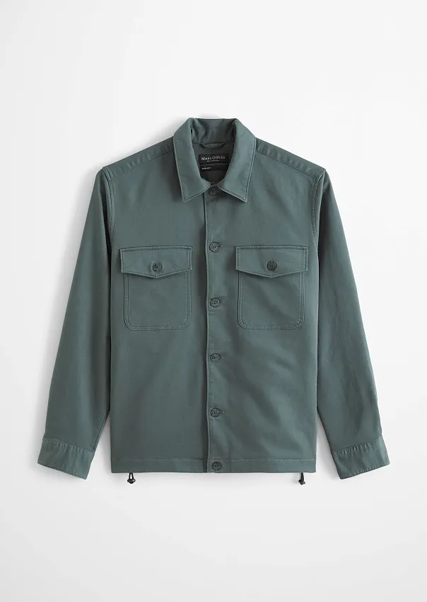 Рубашка из хлопкового сатина