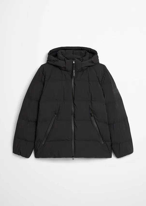 Пуховик технологичный с манжетами и съемным капюшоном  Marc o'Polo - фото 6