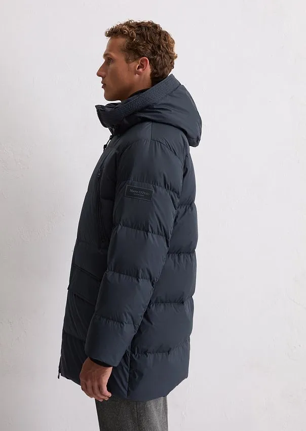 Стеганый пуховик с фиксированным капюшоном Marc o'Polo - фото 5