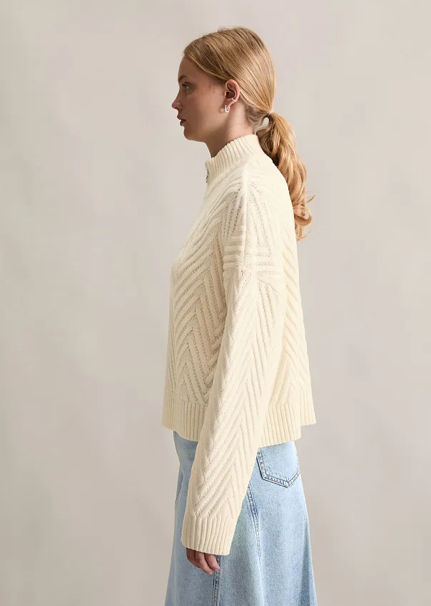 Джемпер с высоким воротом из смесовой шерсти Marc o'Polo - фото 5