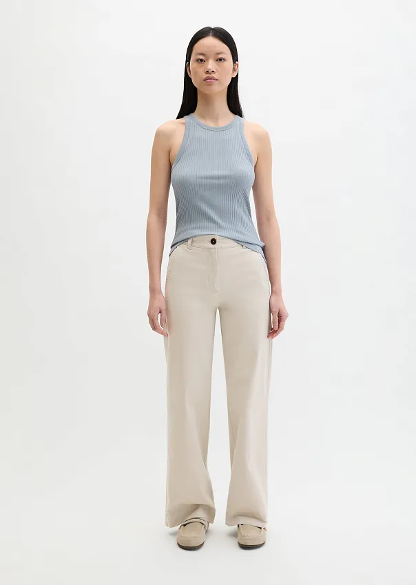 Топ в рубчик из модала