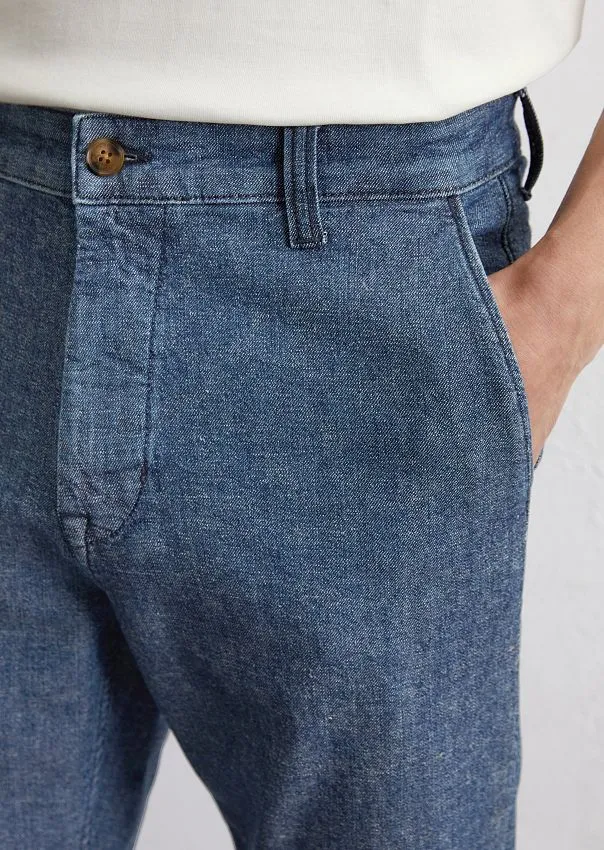 Джинсовые чиносы KALMO из хлопка и конопляного волокна Marc o'Polo - фото 4