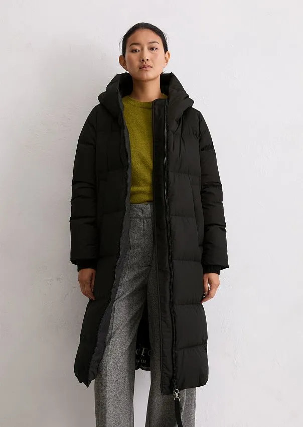 Пуховик с фиксированным капюшоном Marc o'Polo - фото 1