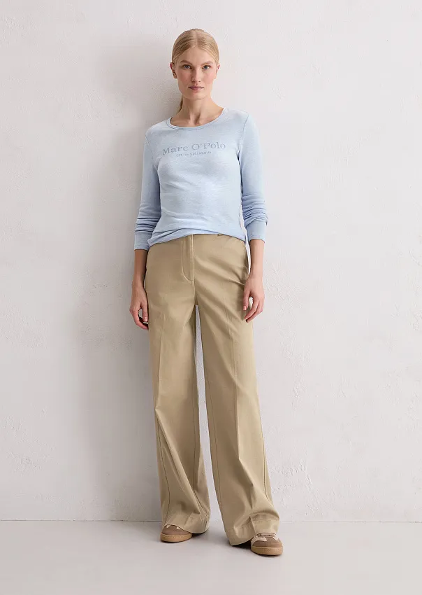 Лонгслив из органического хлопка