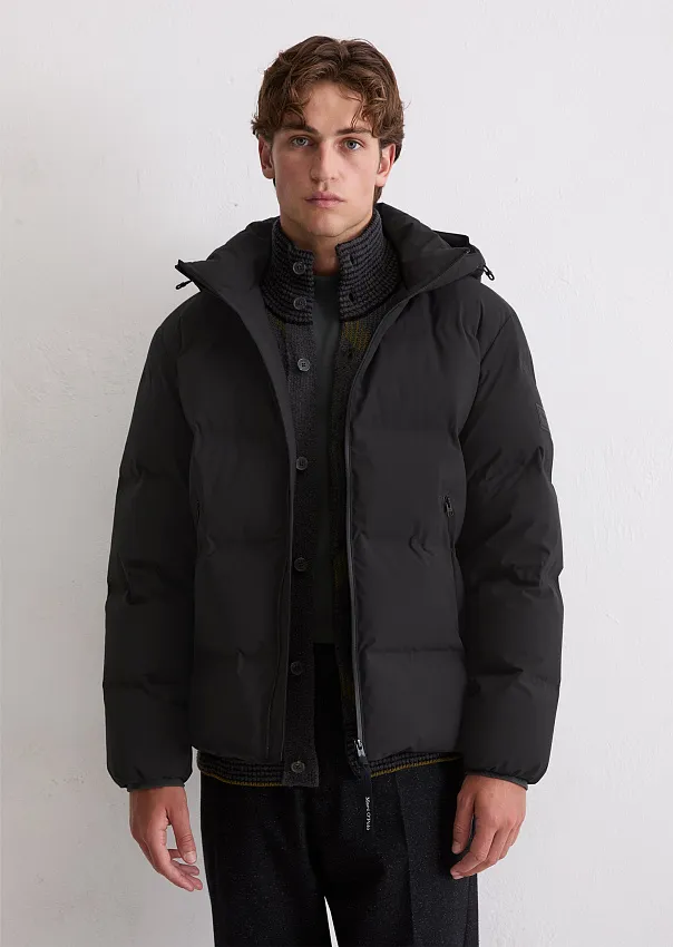 Пуховик технологичный с манжетами и съемным капюшоном  Marc o'Polo - фото 1