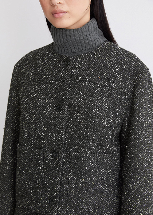 Жакет из смесовой шерсти