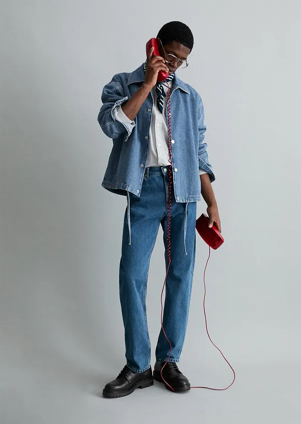 Куртка джинсовая из волокон листьев ананаса