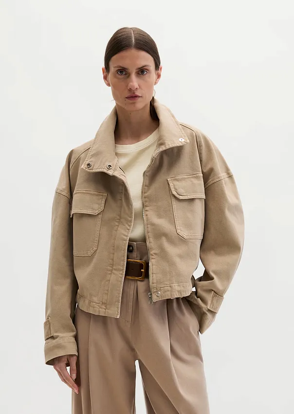 Куртка джинсовая из смесового хлопка
