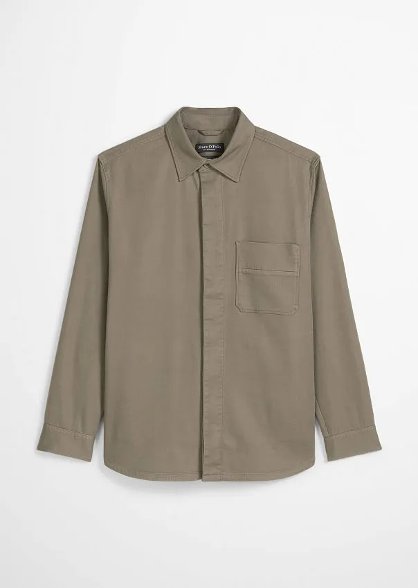 Рубашка верхняя из смесового хлопка Marc o'Polo - фото 6