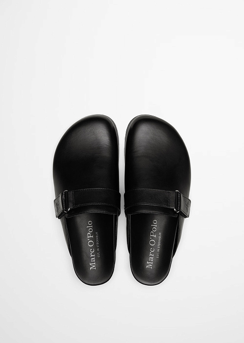 Сабо из натуральной кожи