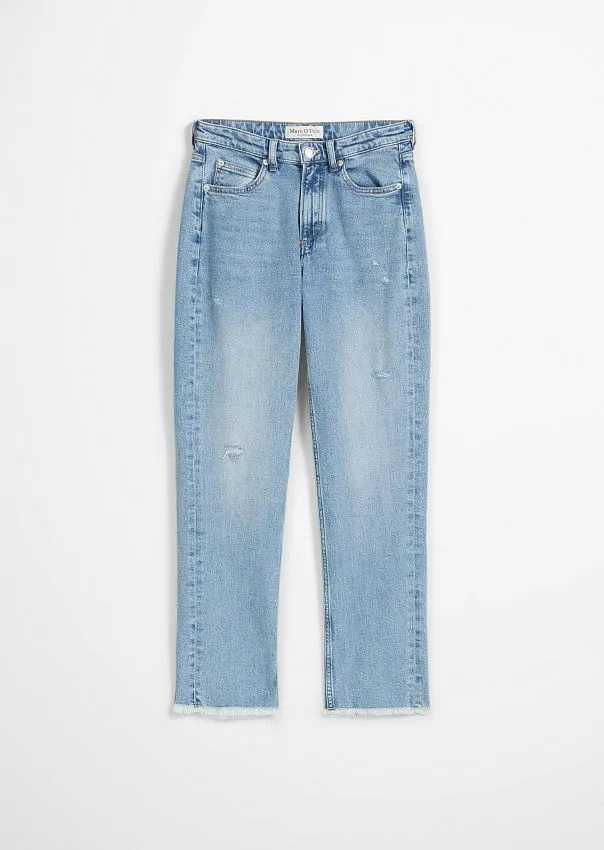 Джинсы прямые Linde из эластичного хлопка
 Marc o'Polo - фото 6