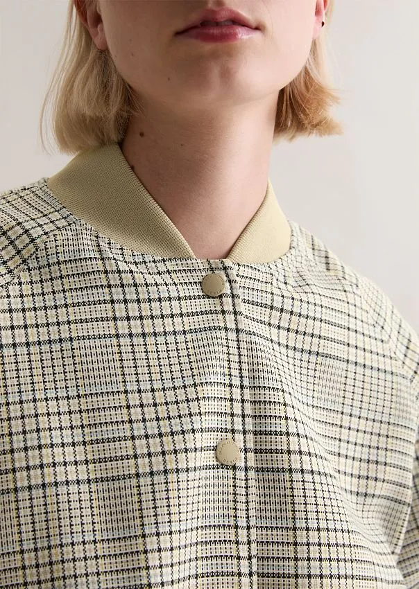 Бомбер в клетку из переработанного полиэстера
 Marc o'Polo - фото 4