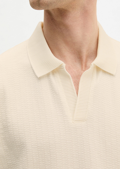 Поло из плотного джерси