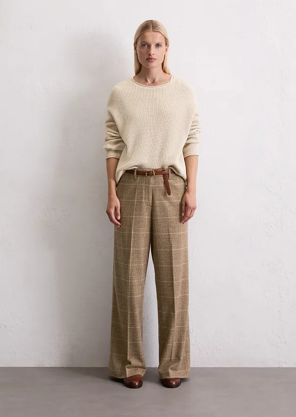 Широкие брюки из смесовой шерсти Marc o'Polo - фото 1