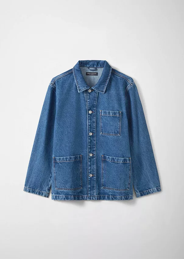 Джинсовая куртка свободного кроя