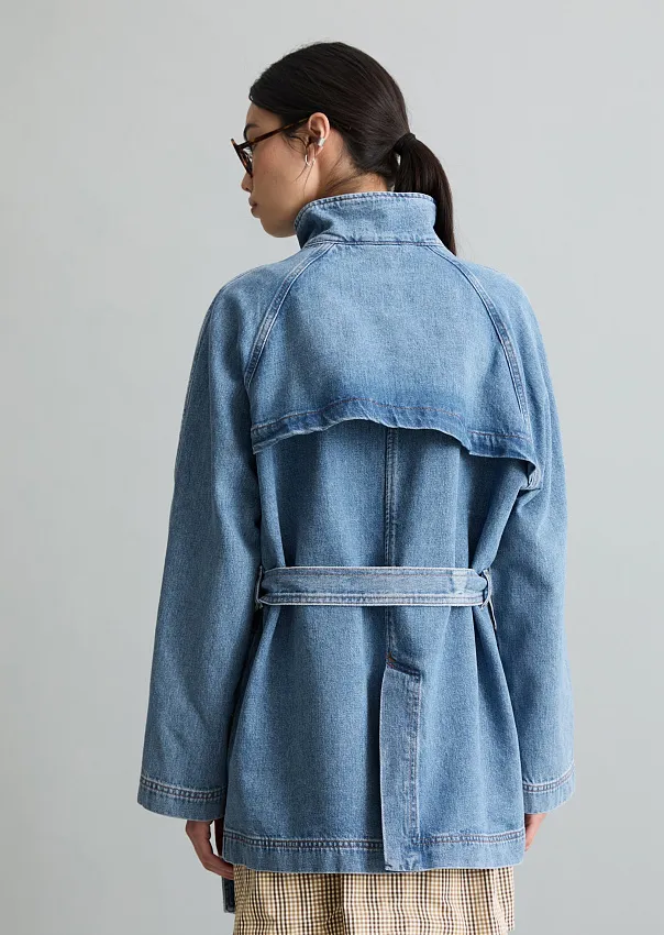 Куртка джинсовая из волокон листьев ананаса