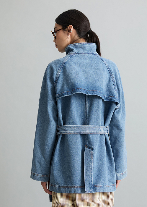 Куртка джинсовая из волокон листьев ананаса