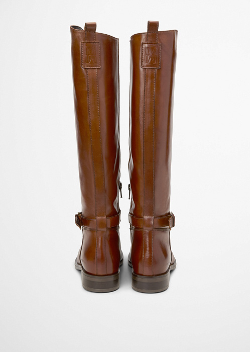 Сапоги из натуральной кожи