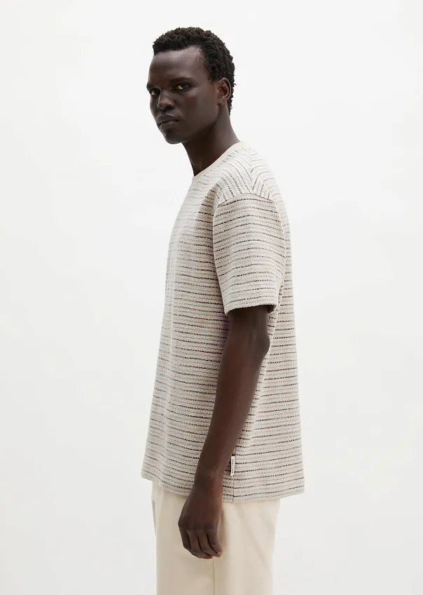 Футболка из фактурного джерси