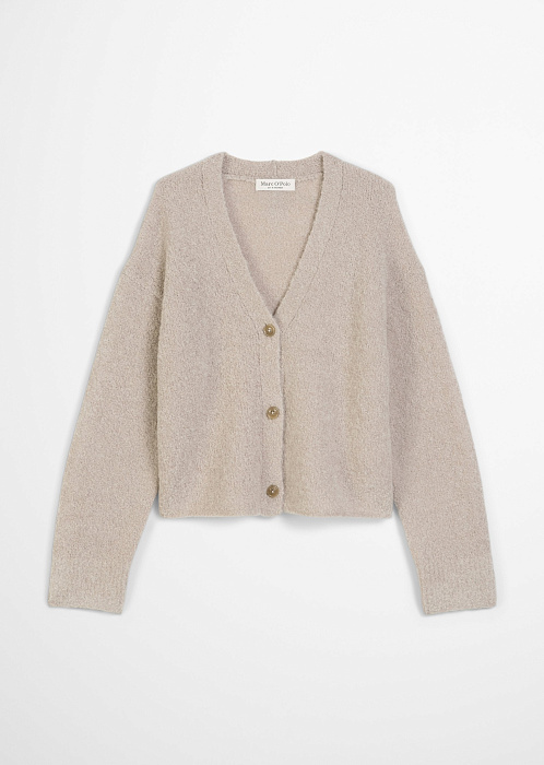 Кардиган из буклированной пряжи