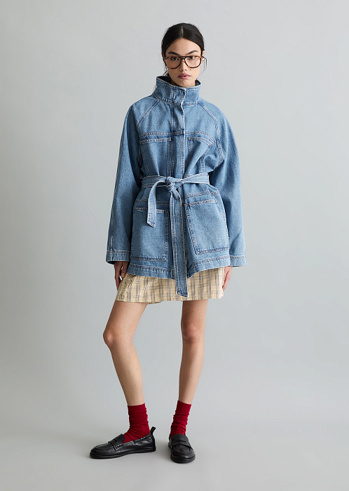 Куртка джинсовая из волокон листьев ананаса