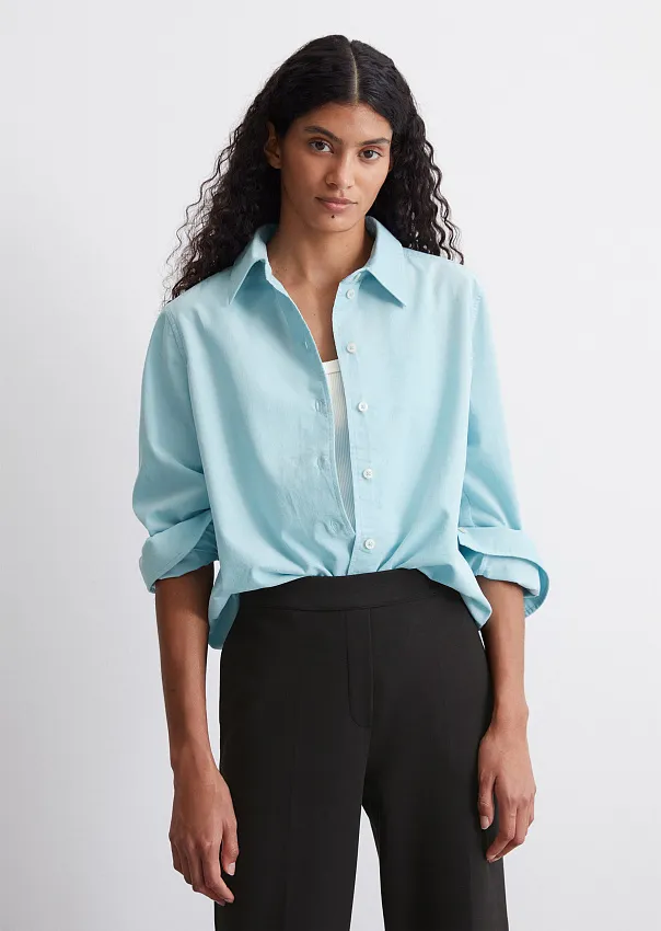 Вельветовая рубашка из органического хлопка и лиоцелла