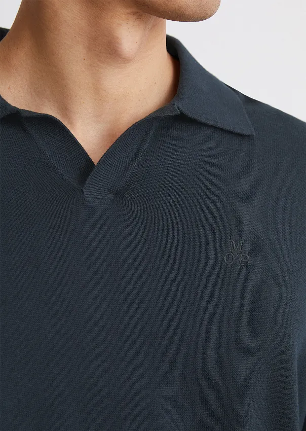 Джемпер с воротником поло