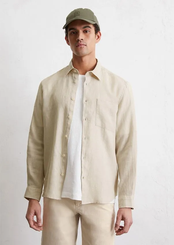 Рубашка из чистого льна Marc o'Polo - фото 1