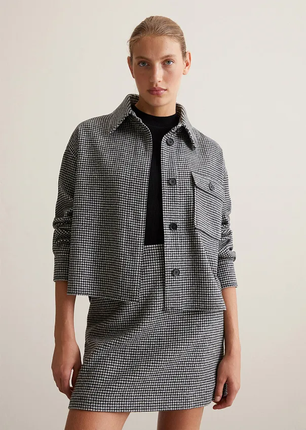 Жакет из смесовой шерсти