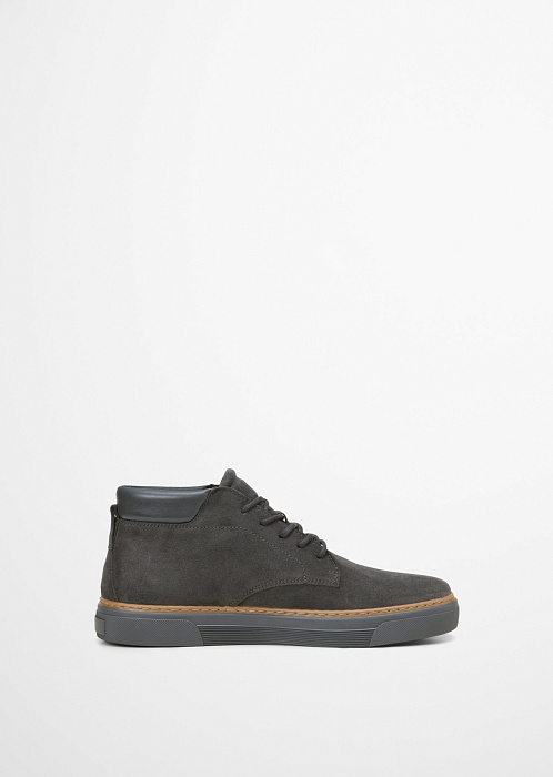 Ботинки из натуральной замши