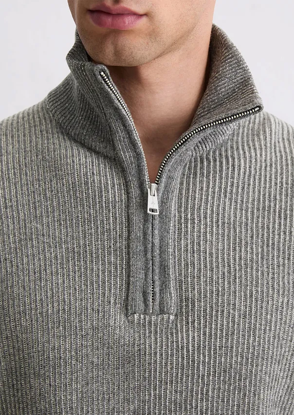 Джемпер из смеси хлопка и натуральной шерсти с воротником-стойкой Marc o'Polo - фото 4