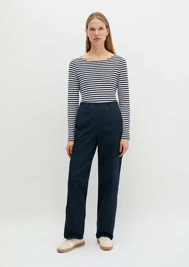 Лонгслив в полоску