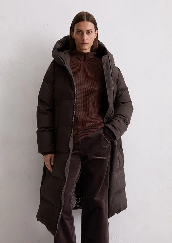 Пуховик с фиксированным капюшоном Marc o'Polo - фото 1