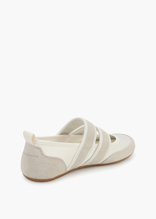 Балетки комбинированные 
