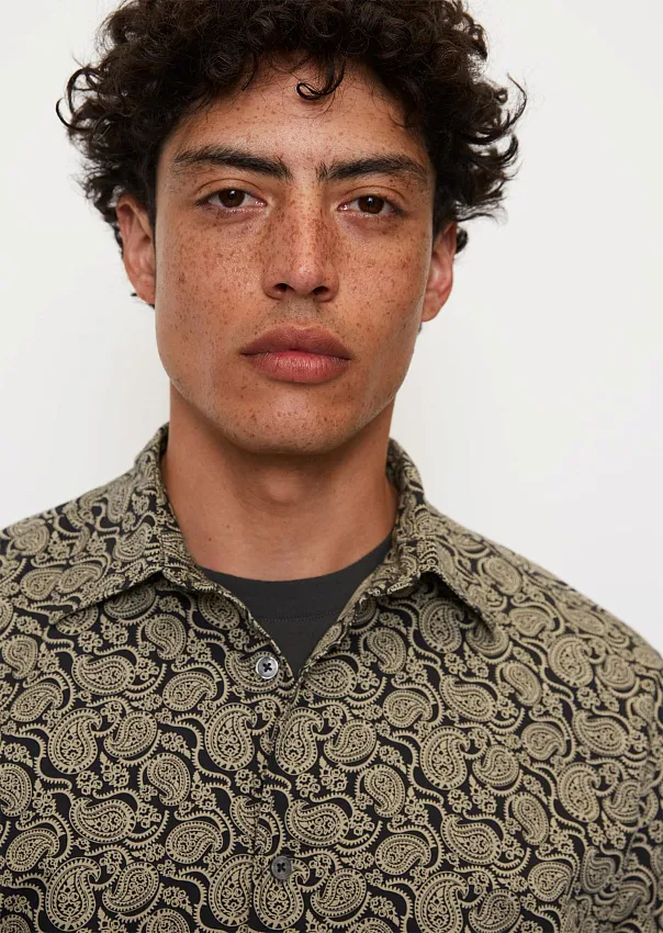 Рубашка с узором пейсли из органического хлопка Marc o'Polo - фото 4