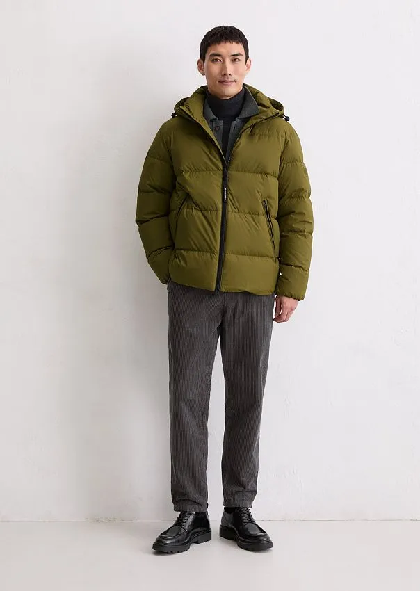 Стеганый пуховик со съемным капюшоном Marc o'Polo - фото 3