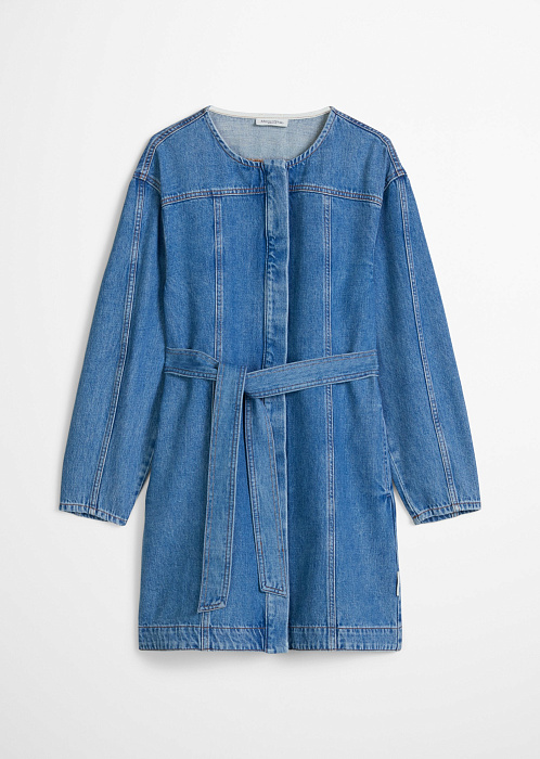 Платье джинсовое из волокон листьев ананаса