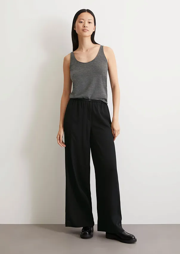 Трикотажный топ из мериносовой шерсти