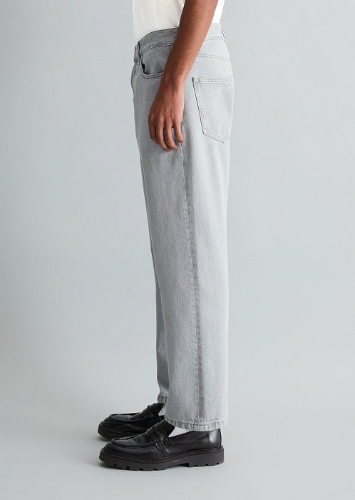 Джинсы зауженные из органического хлопка