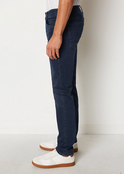 Джинсы зауженные из смесового хлопка